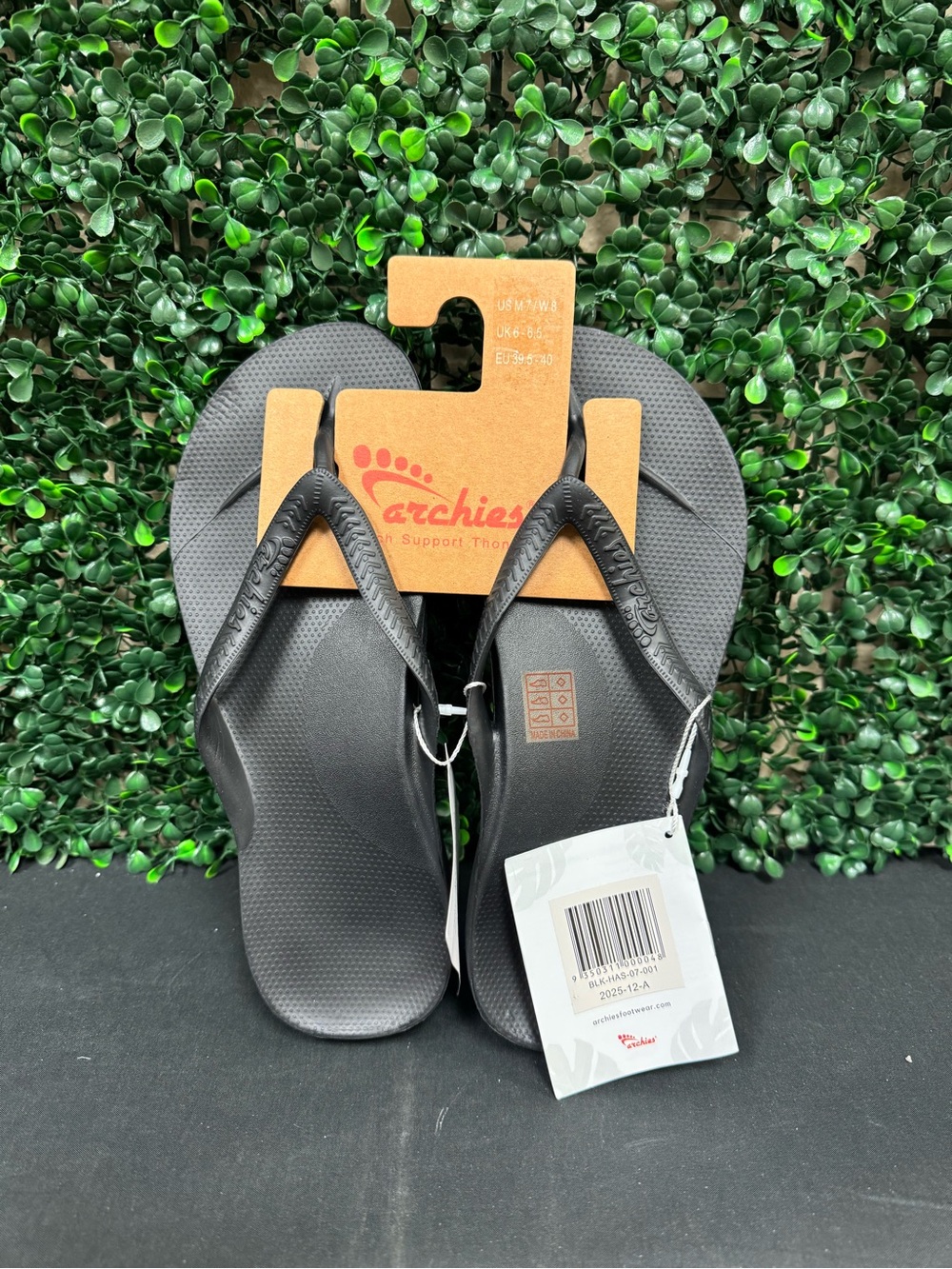 Archies Arch Support Flip Flops - Men’s 7/Women’s 8